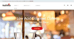 Desktop Screenshot of healthwisecoffee.com